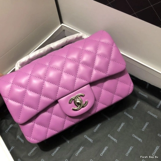 First Bag Ru CHANEL FLAP BAG LAMBSKIN 0804